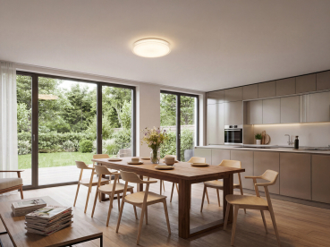 Kanlux LED Deckenleuchte LUMKO CCT 3000K, 4000K, 6500K Sternenhimmel FB dimmbar Ø480 weiss 90221