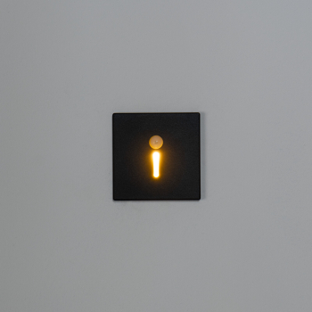 Preview: LED Treppenleuchte MAGNIK mit PIR Bewegungsmelder schwarz CCT 2700-5700K eckig 230V 90790