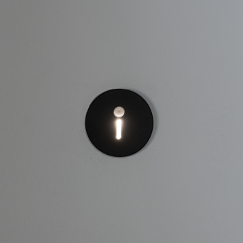 LED Wandeinbauleuchte MAGNIK mit PIR Bewegungsmelder rund schwarz CCT 2700-5700K 230V 90794