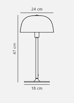 Nordlux Cera Tischleuchte Gebürsteter Stahl E14 Bürotischlampe