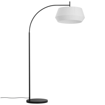 Preview: Nordlux Stehlampe Dicte Weiss E27 Bodenlampe, Schirm aus Textilien