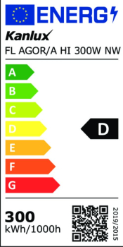 LED Flutlichter FL AGOR/A HI 300W NW Außenstrahler IP65 45000Lm 4000K Scheinwerfer asymmetrisch