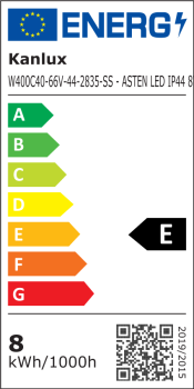 Preview: Kanlux LED Spiegelleuchte ASTEN 8W IP44 Badleuchte 450Lm 4000K neutrallweiss