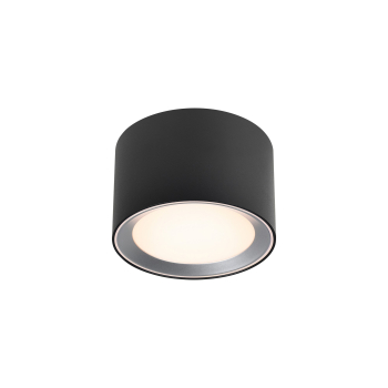 Nordlux LED Deckenleuchte Landon schwarz IP44 Badleuchte dimmbar 2700K 2110660103
