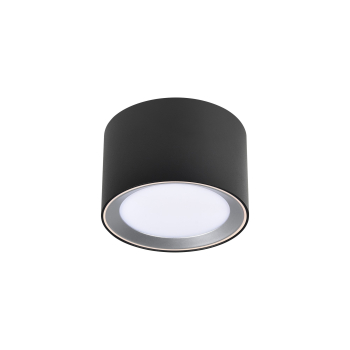 Nordlux LED Deckenleuchte Landon schwarz IP44 Badleuchte dimmbar 2700K 2110660103