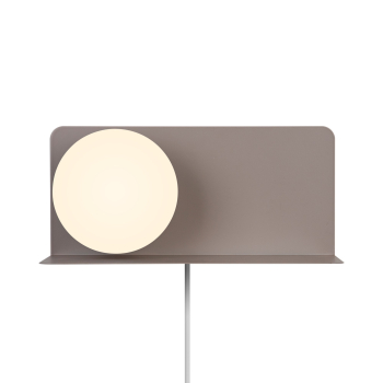 Preview: Nordlux Kinderleuchte mit Ablage Lilibeth E14 Braun Wandleuchte 2312931018