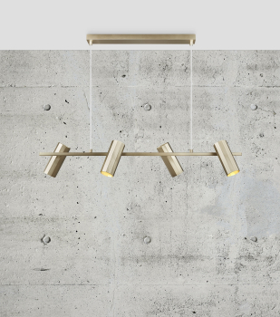 Nordlux Alanis 4 Pendelleuchte Messing Pendant 2213423035