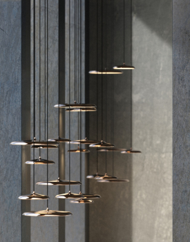 Designer LED Pendellampe Artist 25 Nordlux Kupfer DFTP Pendel 1000Lm dimmbar 2420203030