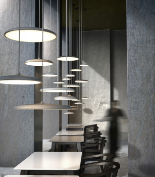 Designer LED-Pendel Artist 25 Nordlux grau 14W Pendelleuchte 1000Lm dimmbar