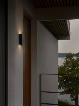 Nordlux LED Wandleuchte Fold 10 Seaside 2x3.75W IP54 Aussenleuchte schwarz 2518031203