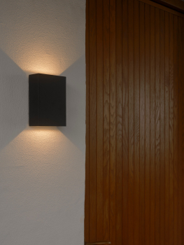 Nordlux LED Wandleuchte Fold 10 Seaside 2x3.75W IP54 Aussenleuchte schwarz 2518031203