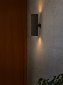 Nordlux Wandleuchte Kyklop Maxi schwarz E27 IP54 H35,5 2618231003