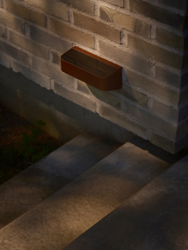 Nordlux LED Solarleuchte Marcellio Braun mit Bewegungssensor 2618001018