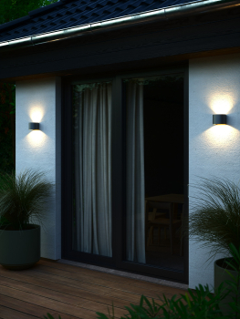 LED Wandleuchte Milda Nordlux Antracit 2418351050