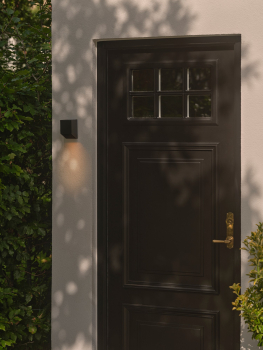 Wandleuchte Nico Square Nordlux schwarz GU10 IP54 2518451003