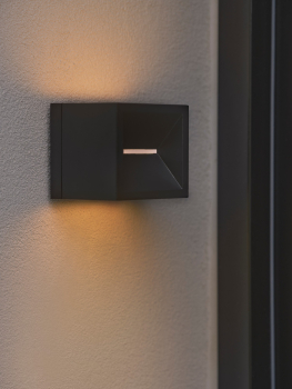 Nordlux LED Wandleuchte Rivo 8W IP54 Aussenwandleuchte schwarz 3000K 2518321003