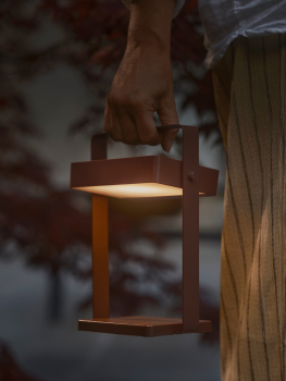 Nordlux LED Solarleuchte Saulio To-Go Braun IP44 Akkuleuchte 2418035018