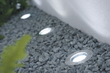 Preview: Nordlux Bodeneinbauleuchte Tilos 3-Kit Edelstahl GU10 IP67 Gehwegstrahler 96439934