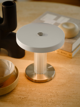 Nordlux LED Trezzi Portable DFTP Akkuleuchte Weiss Tischleuchte 3-Step dimming 2520135001