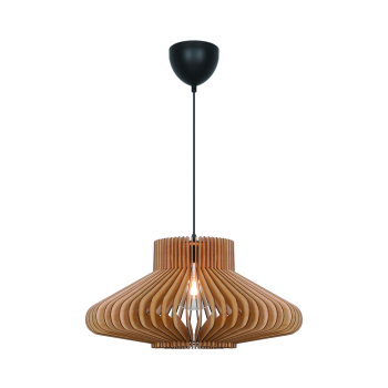 Holzleuchte Manago Ø50 Nordlux braun Pendelleuchte 2512353014 - Zwei Designs in einem