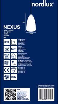 Pendelleuchte Nexus 10 Nordlux grau Hängeleuchte 77253010 ohne Leuchtmittel