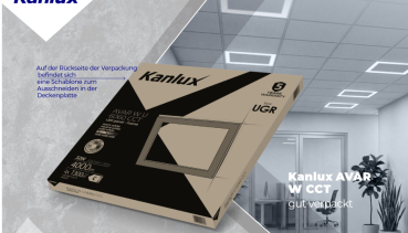 Kanlux LED Rahmen Panel AVAR W U 6060 LOW UGR 19 CCT 3000K 4000K 6000K 32W 46070