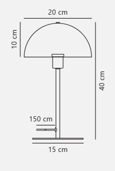 Nordlux Tischleuchte Ellen 20 Beige E14 Tischlampe 48555009