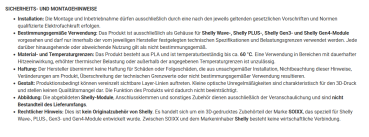 SOIXX Gehäuse für Shelly Wave, PLUS, Gen3, Gen4 Wandhalterung