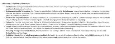 SOIXX Gehäuse SHB-OGY-222 für Shelly Ogemray Wandhalterung