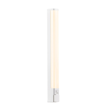 Nordlux LED Spiegelleuchte Sjaver IP44 Wandleuchte 3000/4000K RA90 mit Steckdose weiss 2510451001