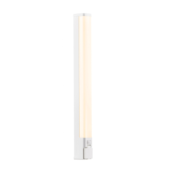 Nordlux LED Spiegelleuchte Sjaver IP44 Wandleuchte 3000/4000K RA90 mit Steckdose weiss 2510451001
