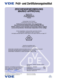 Preview: FI-Schutzschalter 40A Typ B - Fehlerstromschutzschalter 4P KRD10-4/40/30-B IDEAL 38540 VDE