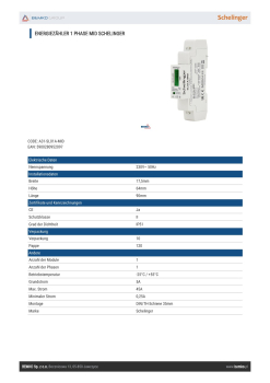 Preview: Schelinger Energiezähler 1-Phasen MID 45A Stromzähler elektronisch A31-SL01A-MID