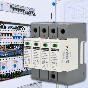 Preview: Schelinger Überspannungsschutz 4P 8kA(10/350) Typ T1+T2 (B+C) A51-SPD02-4P-B+C