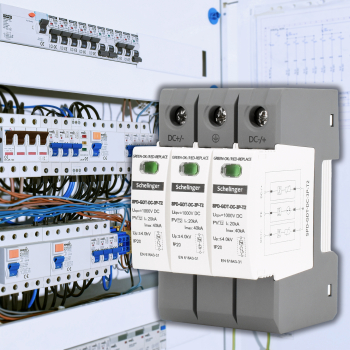 Preview: Schelinger Überspannungsschutz 3P 20kA DC 1000V Typ T2 (C) A52-SPD-GDT-DC-3P-T2