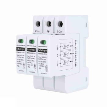 Schelinger Überspannungsschutz 3P 8kA DC 1200V Typ T1+T2 (B+C) A53-SPD-MOV-DC-3P-T1T2
