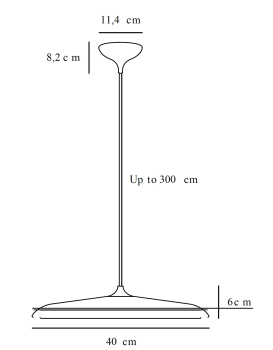 Designer LED-Hängeleuchte Artist 40 Nordlux grau 24W Pendellampe 1460Lm dimmbar