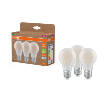 3er Set Osram Filament LED Lampe E27 7,2W 4000K neutralweiss 1521Lm