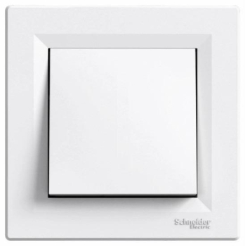 Preview: SOIXX Aufsteckrahmen für Schneider Electric Asfora Lichtschalter grün
