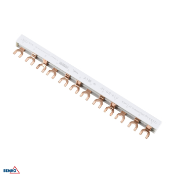 Preview: Schelinger Phasenschiene 3F TYP-U 10MM2 12 MOD. Anschlussschiene A19-BB-3F
