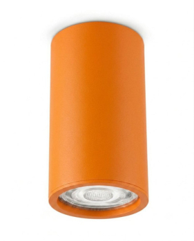 BIOLEDEX Deckenleuchte HELSO-F orange GU10 MR16 Kinderleuchte Zylinder