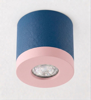 BIOLEDEX Deckenleuchte Pikko Marine Blau / Pink GU10 MR16 Kinderzimmerleuchte