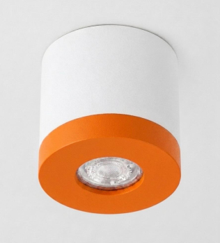 BIOLEDEX Deckenleuchte Pikko weiss/orange GU10 MR16 Kinderzimmerbeleuchtung