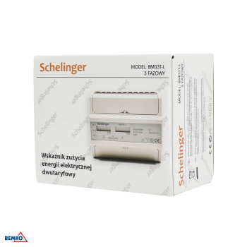 Schelinger Stromzähler 3-Phasen 10(100)A elektronisch IP51 Energiezähler Zweitarif A30-BM03T-L