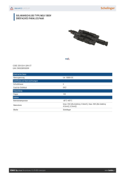 Schelinger Solaranschluss TYPU MC4 1000V DC dreifaches Parallellpaar E09-SC4-1,0KV-3T