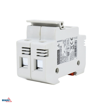 Schelinger Sicherungshalter 2-Polig Fuse Base für 2x Einsätze 10x38 1000V DC max. 32A A13-FHB-2P-DC1000-32