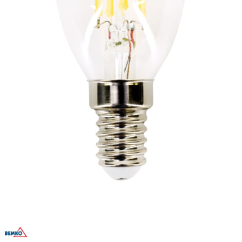 Bemko LED Kerze E14 C35 4000K neutralweiss 6W 750Lm 320° Filament LEDs