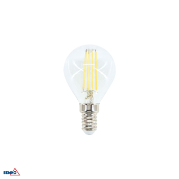 Bemko LED Lampe E14 G45 4000K 6W 750Lm 320° Filament LEDs