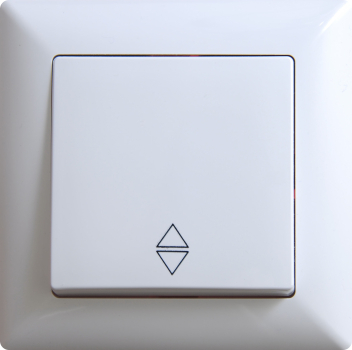 Gunsan Visage Interruttore A Croce Bianco, 10A 250V | Placca E Telaio Per Installazione A Incasso, Sistema Senza Viti