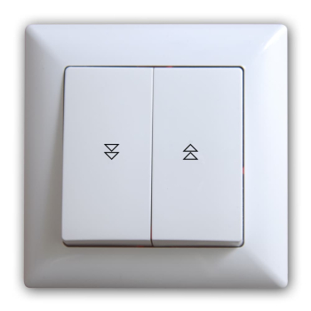 Gunsan Visage Jalousietaster Rolladentaster Unterputz Weiss 16A 250V Rolladen Taster 1281100200125